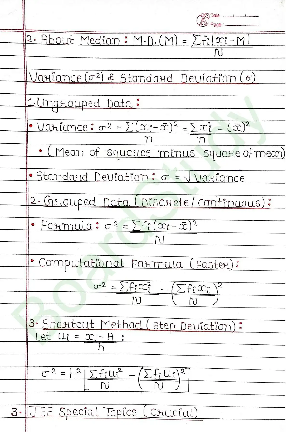 Statistics class 11 chapter 13 page 0003