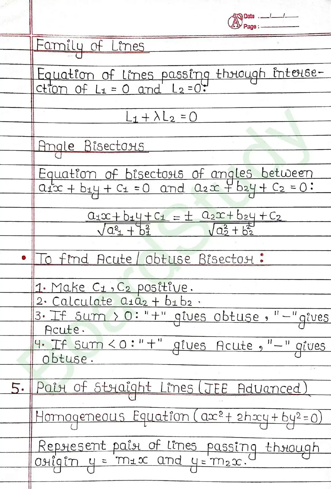 Straight Lines class 11 chapter 9 page 0005