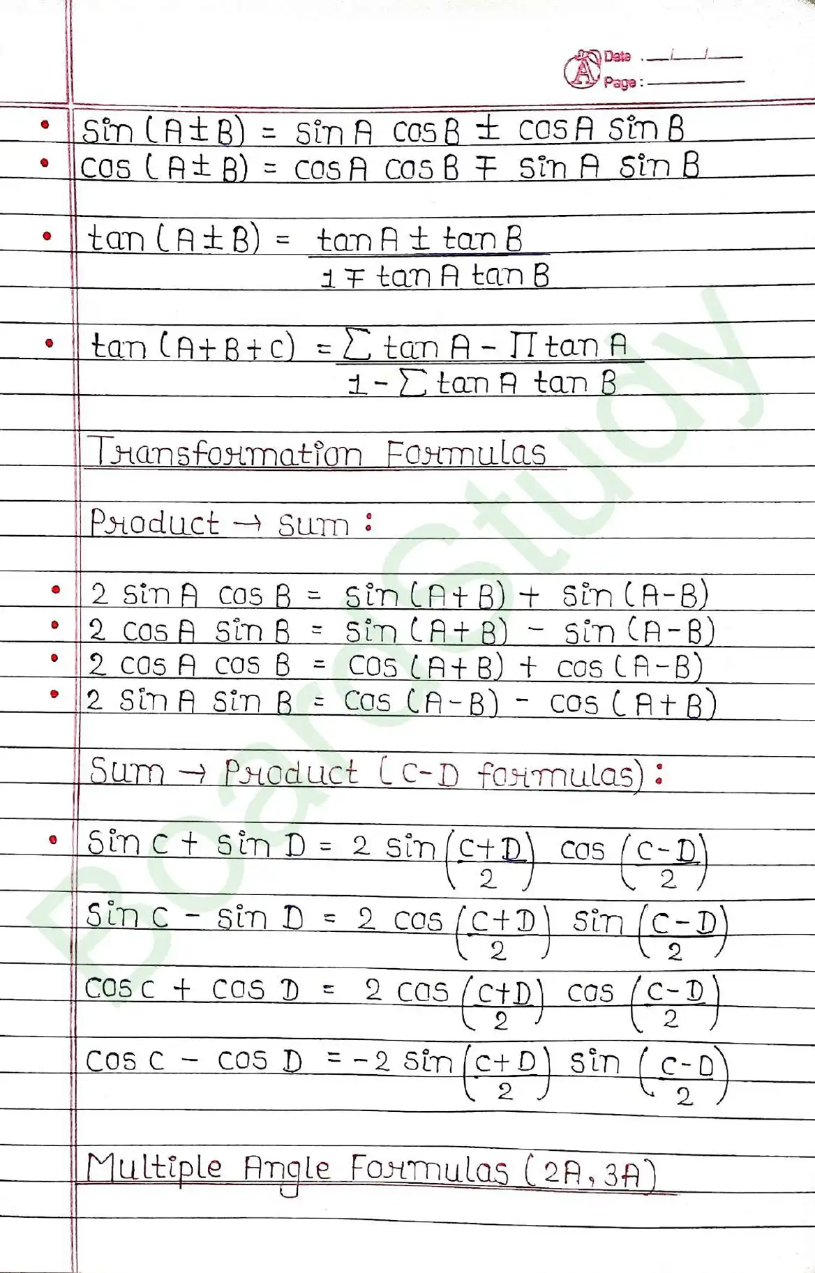 Trigonometric Functions class 11 chapter 3 page 0003