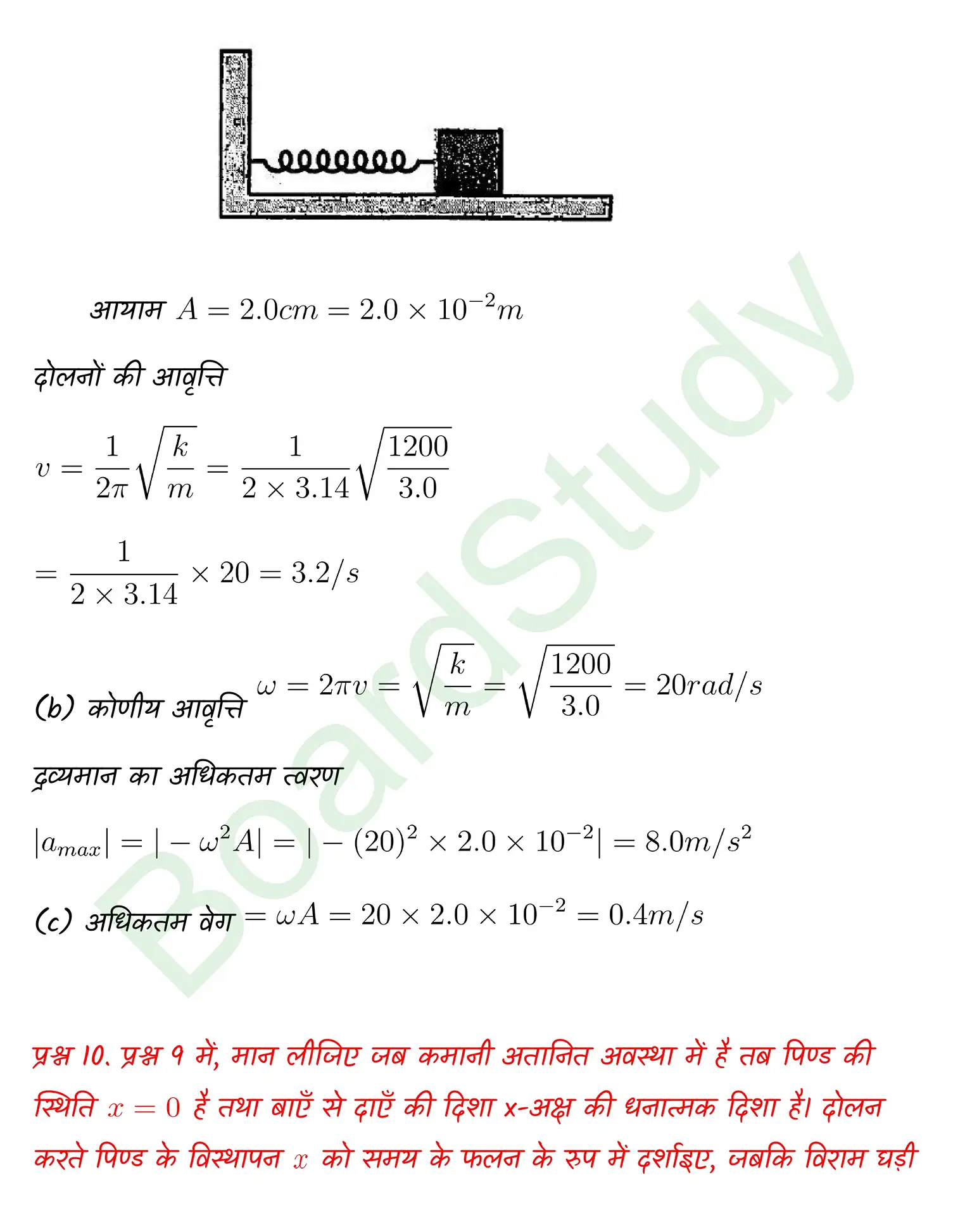 Oscillations class 11 Physics chapter 13 page 0014