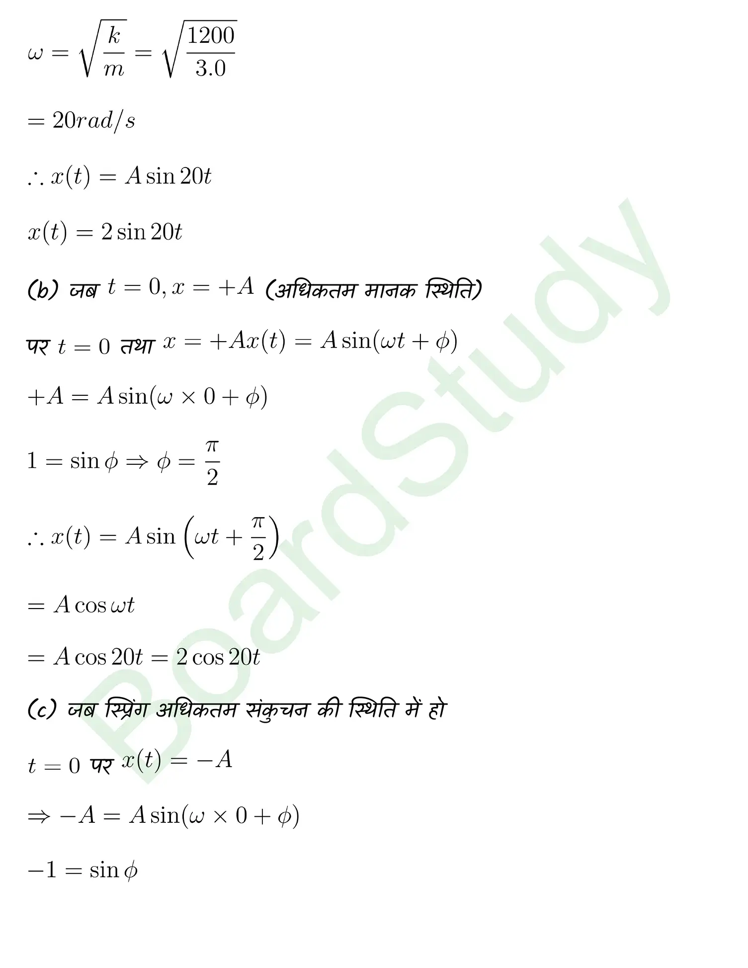 Oscillations class 11 Physics chapter 13 page 0016
