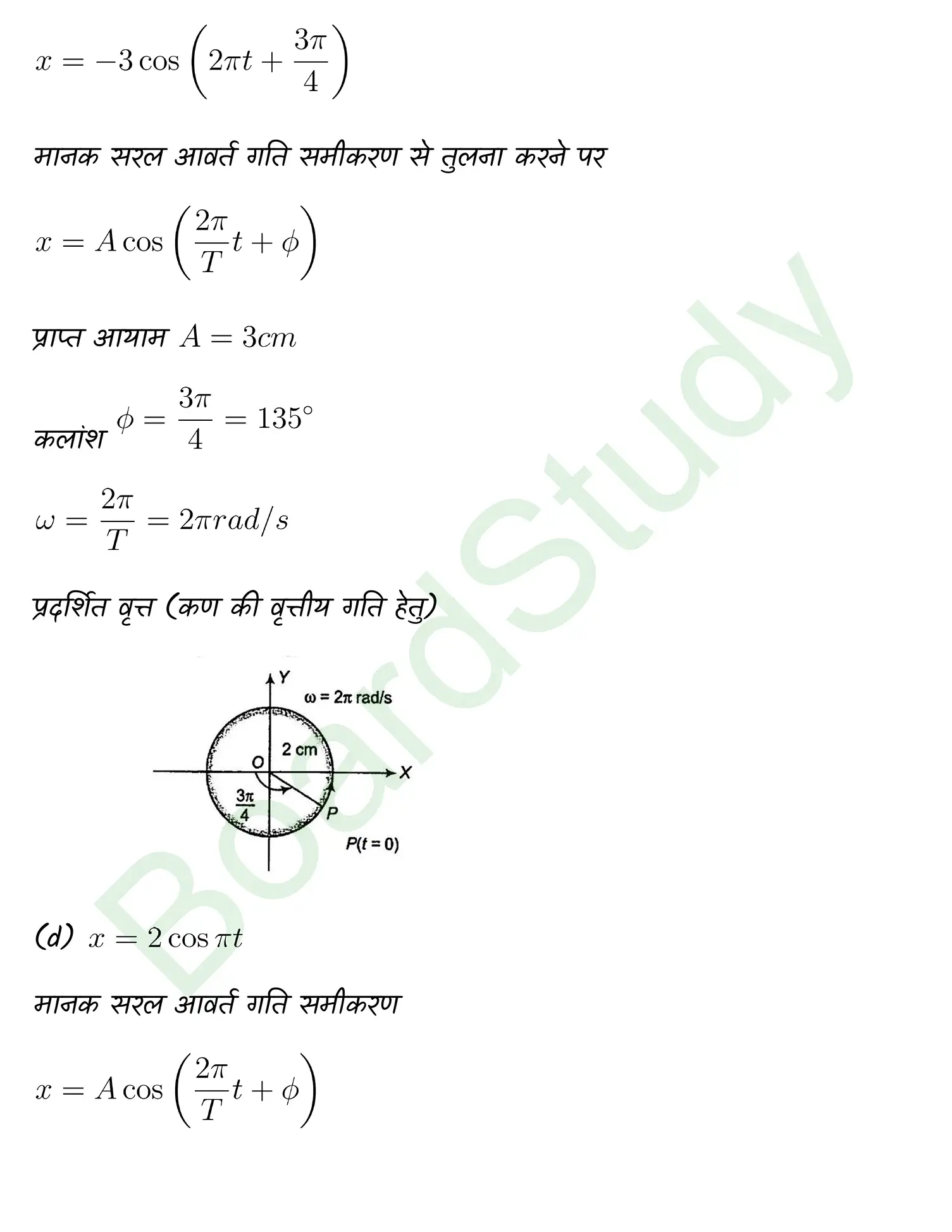 Oscillations class 11 Physics chapter 13 page 0022