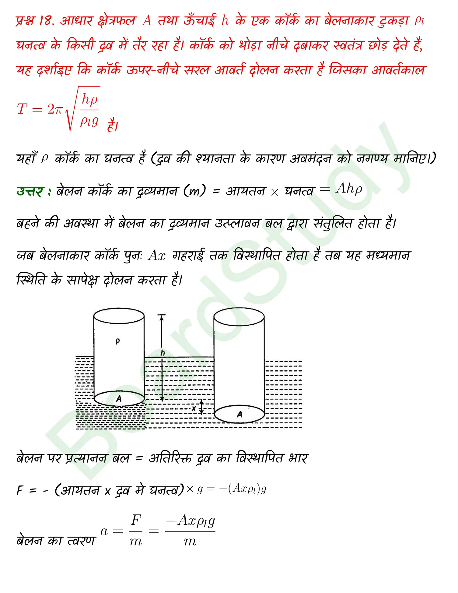 Oscillations class 11 Physics chapter 13 page 0032