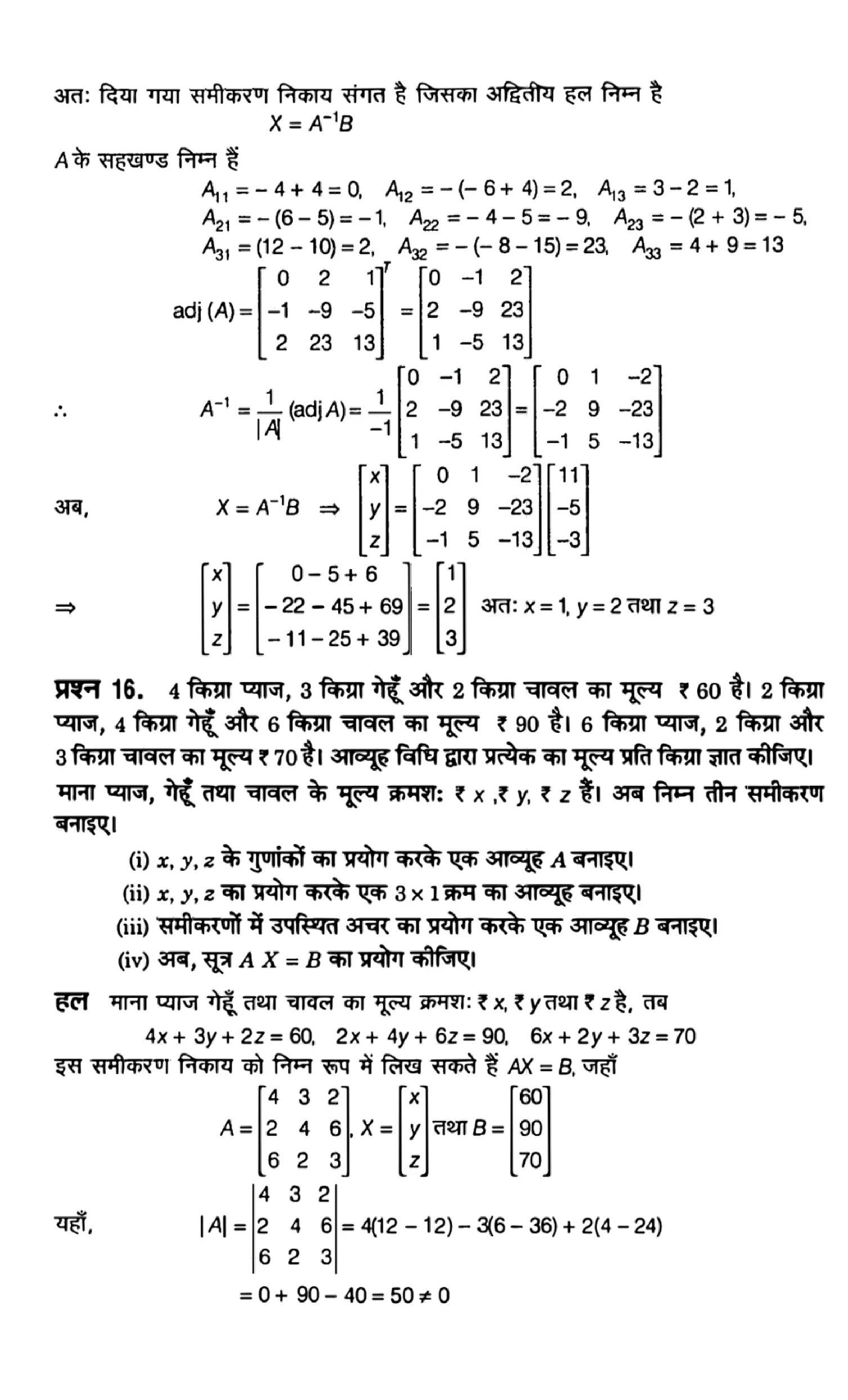 Class 12th maths determinants solutions in hindi page 0041