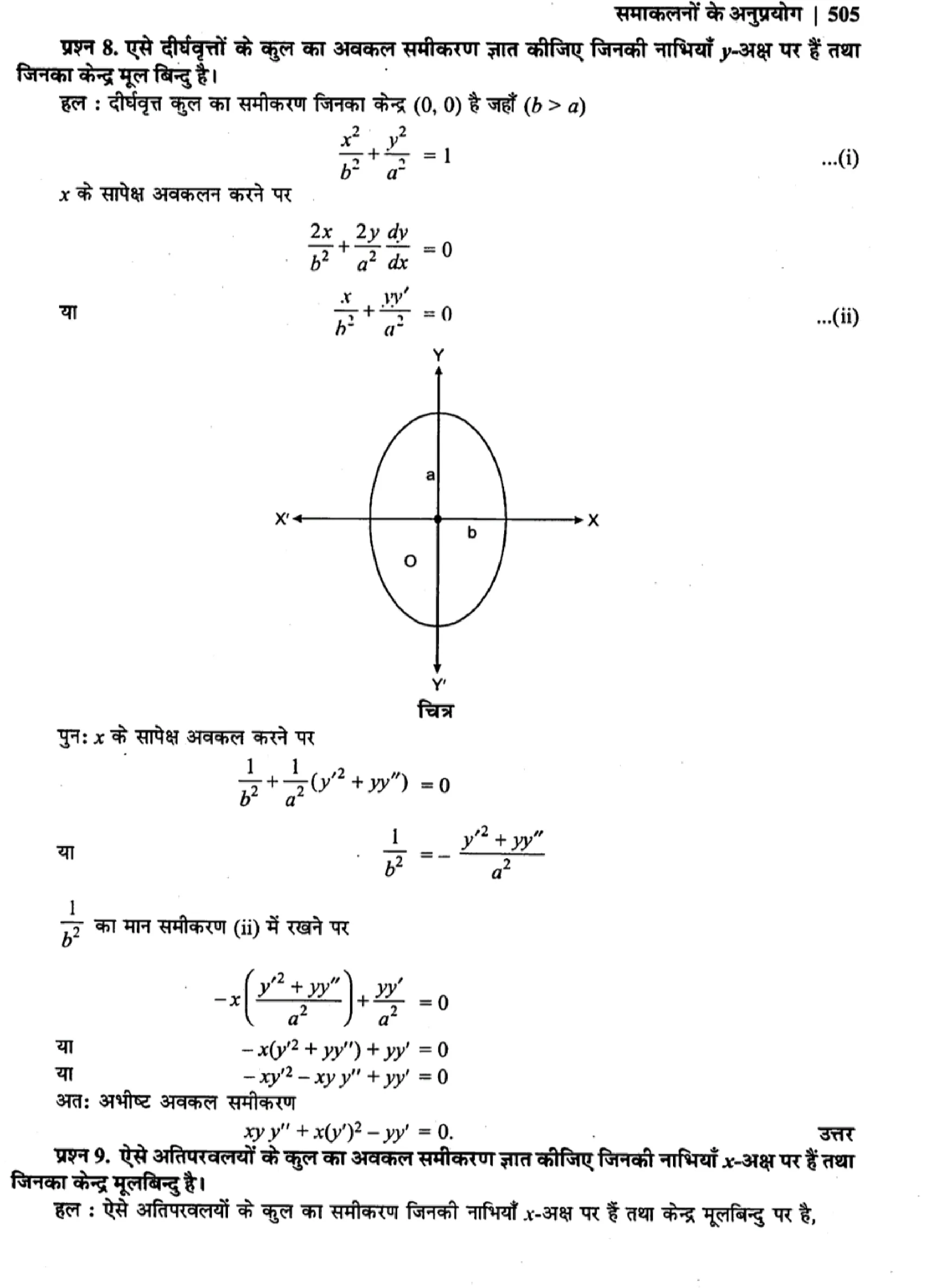 class 12 maths differential equations solutions in hindi page 0011