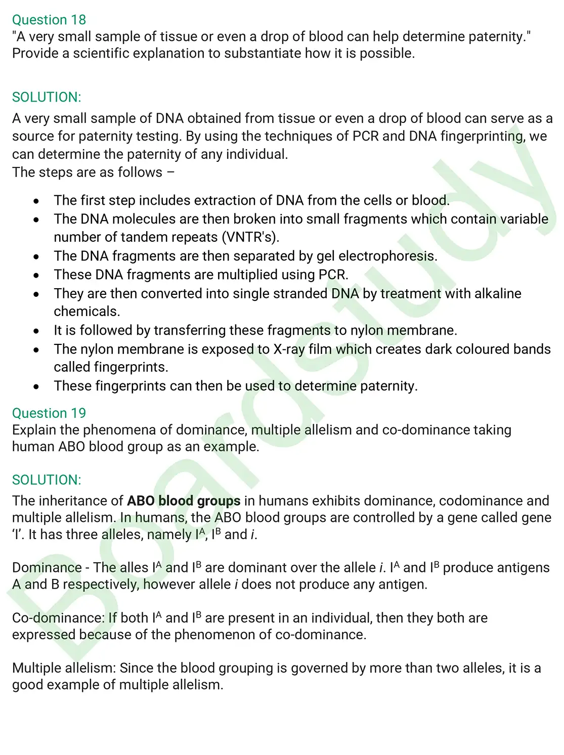 Biology PYQ 2019 Set 2. page 0011
