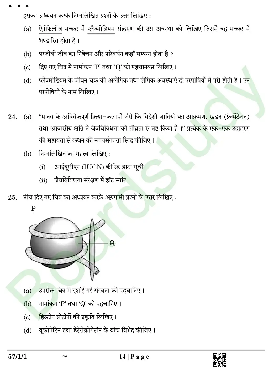 Biology PYQ 2025 set page 0014