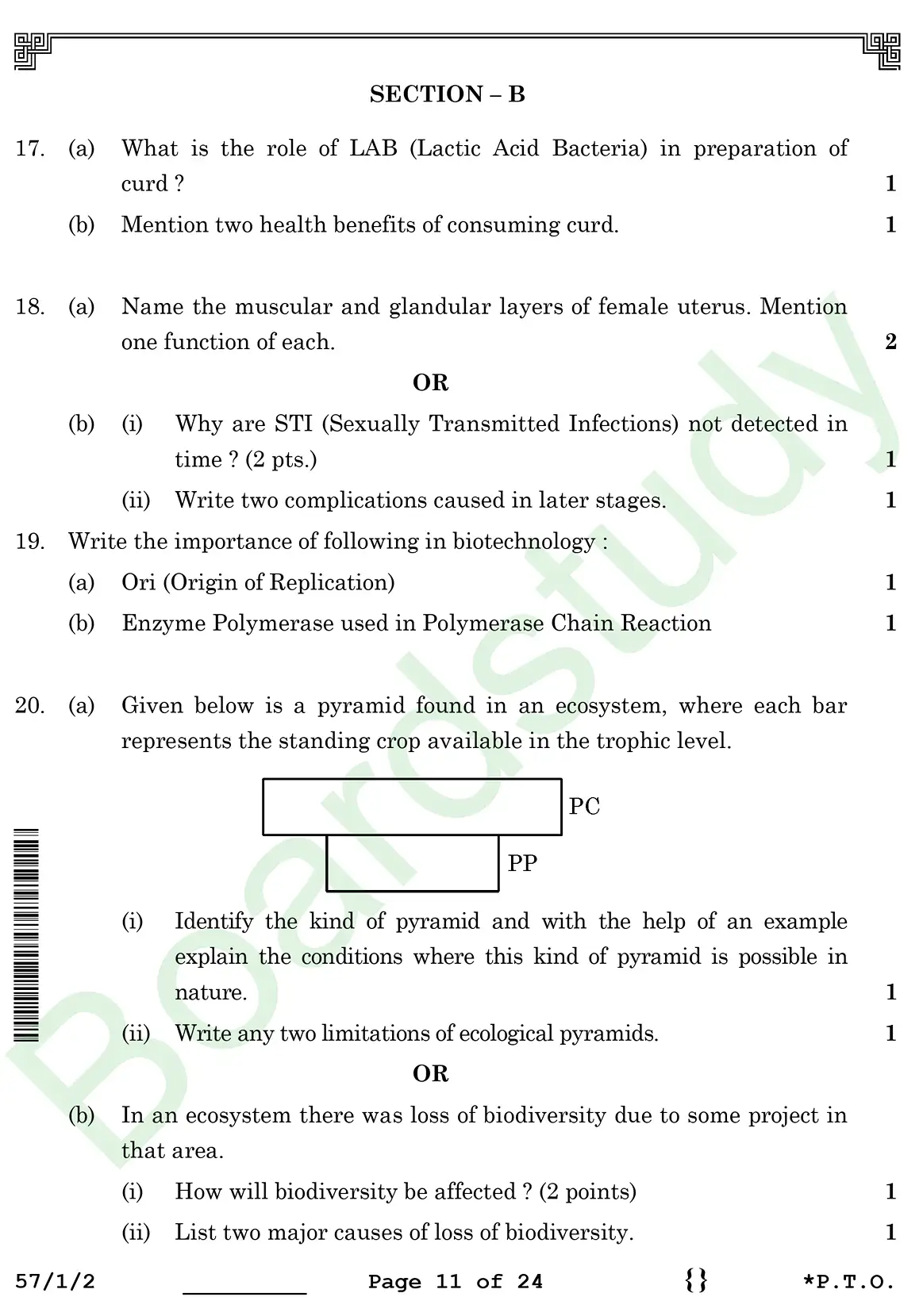 Biology PYQ 2026 2. c page 0011