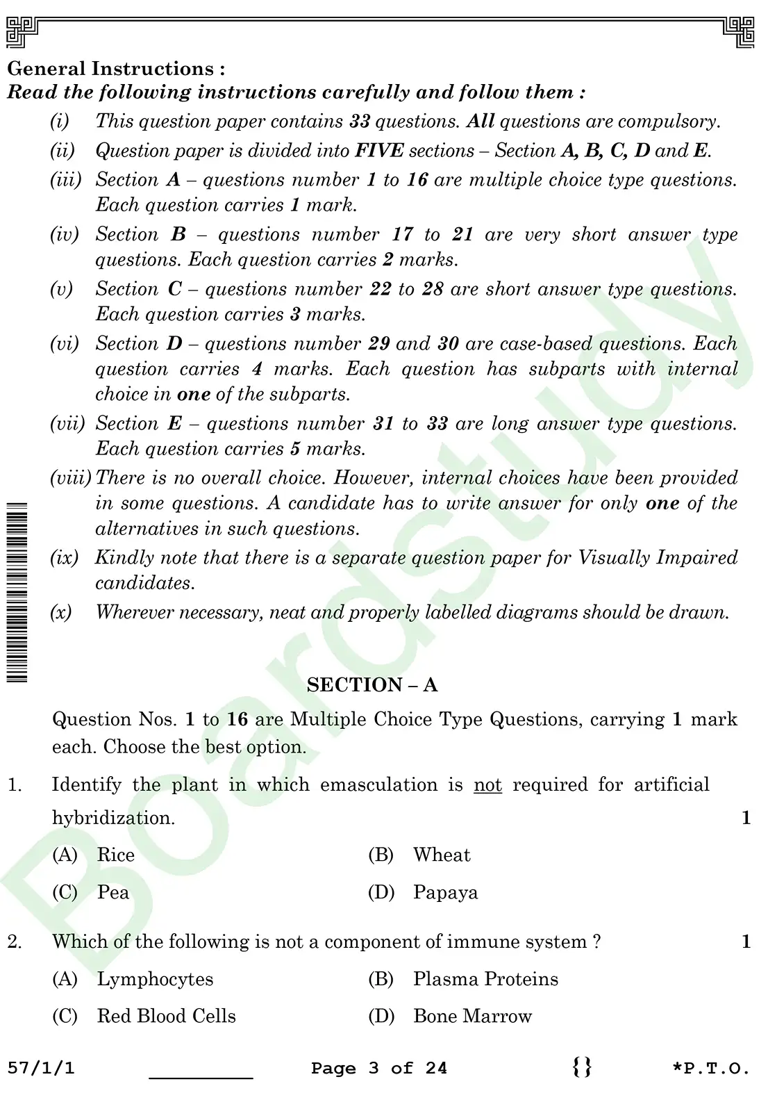 Biology PYQ 2026. page 0003