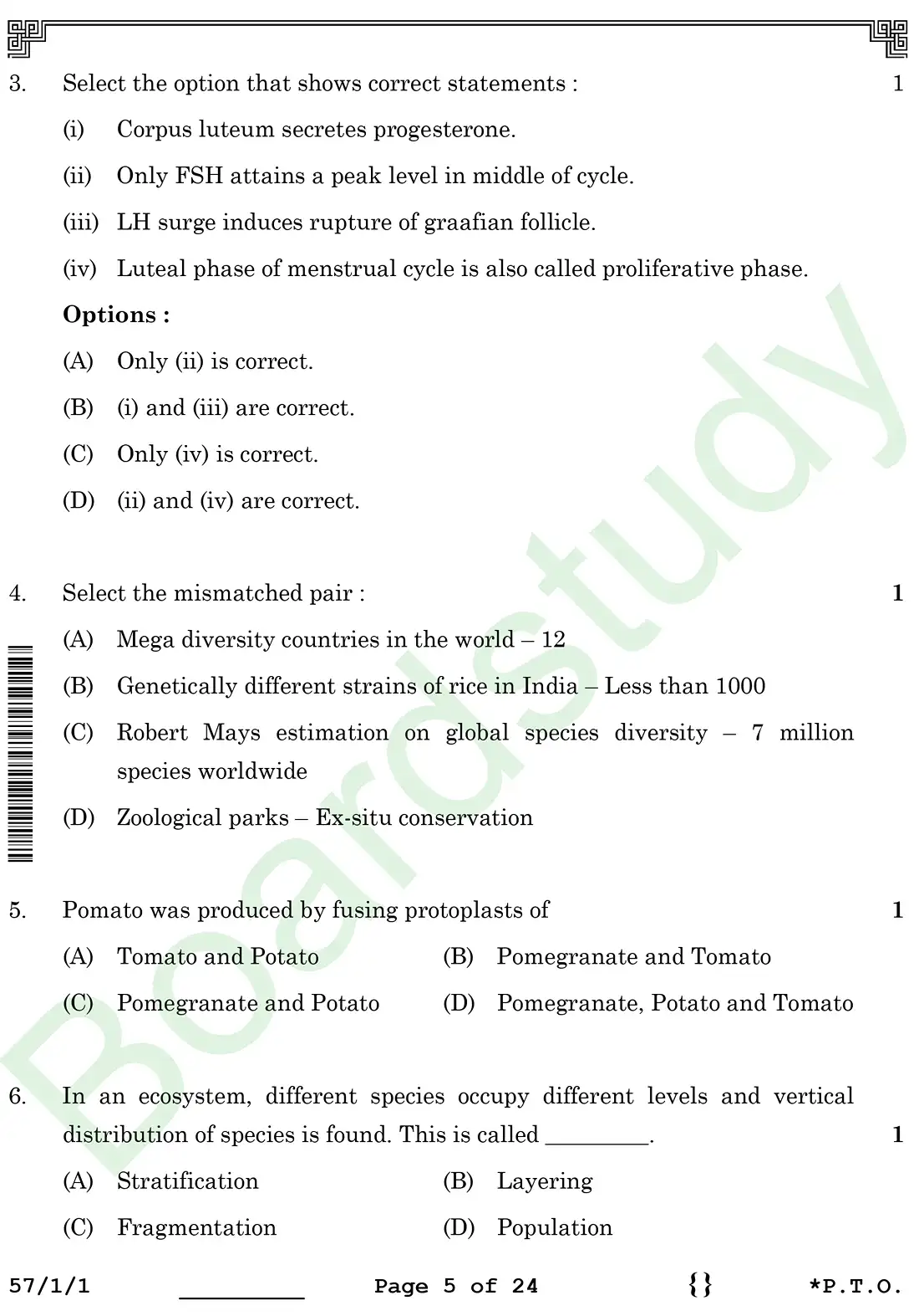 Biology PYQ 2026. page 0005