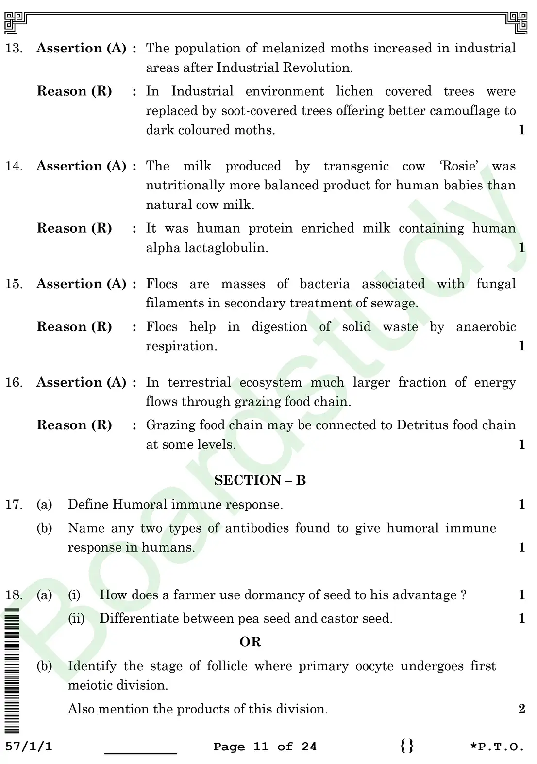 Biology PYQ 2026. page 0011