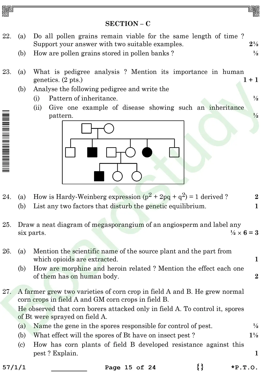 Biology PYQ 2026. page 0015