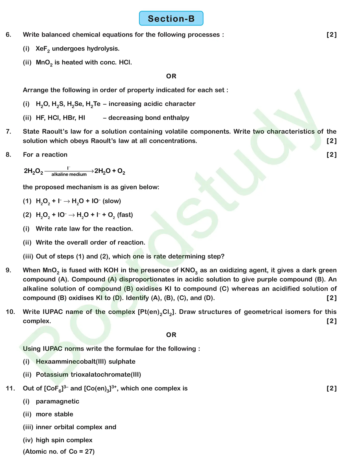 CHemistry PYQ 2019. page 0002