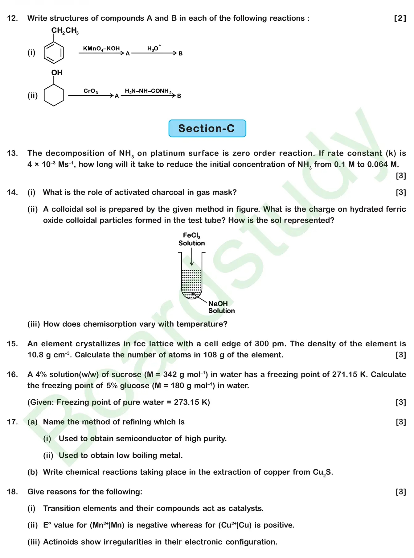 CHemistry PYQ 2019. page 0003