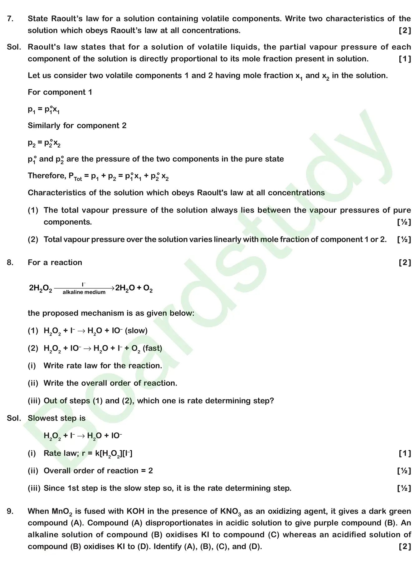 CHemistry PYQ 2019. page 0010
