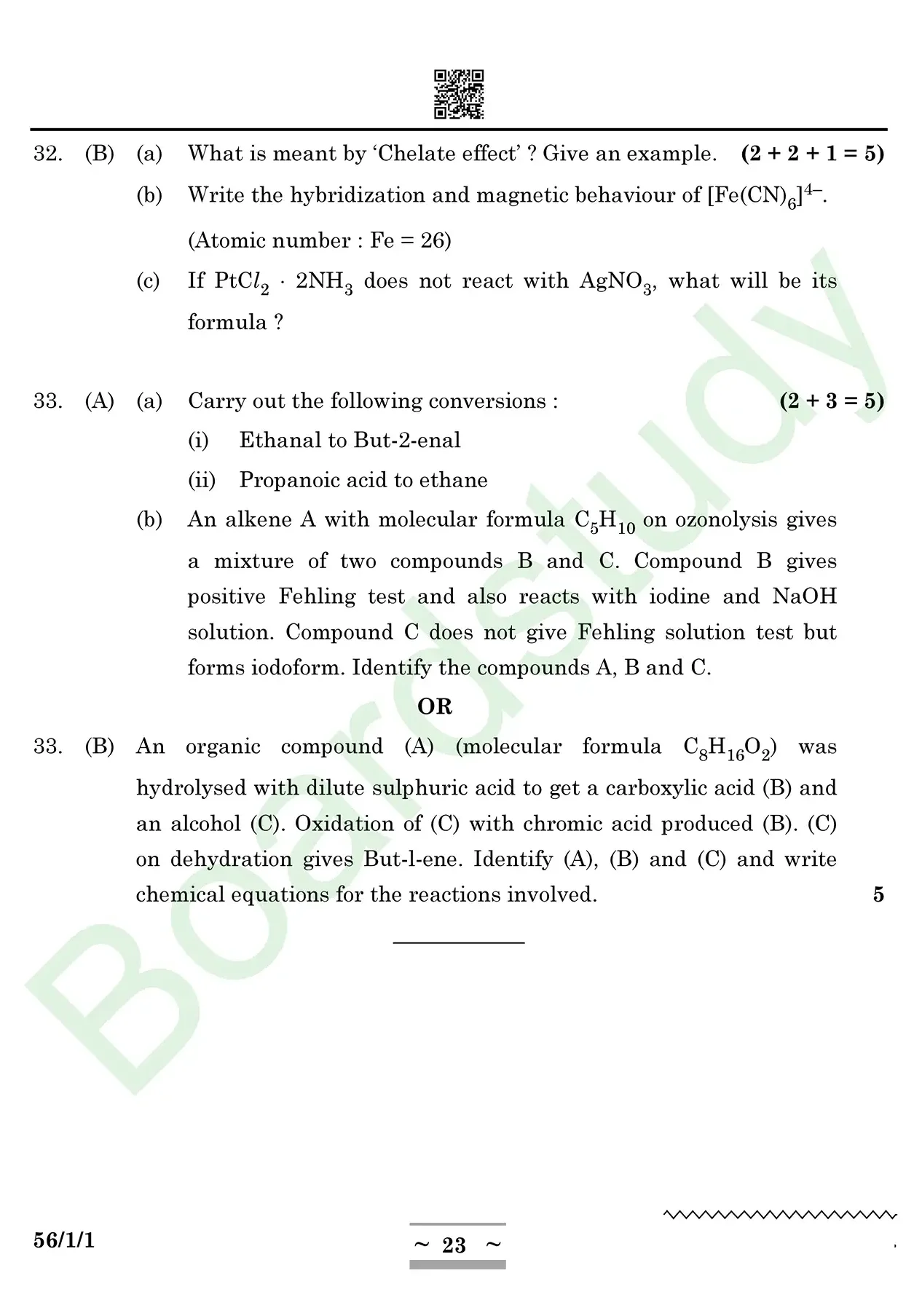 CHemistry PYQ 2025 1. page 0023 e1784625247508