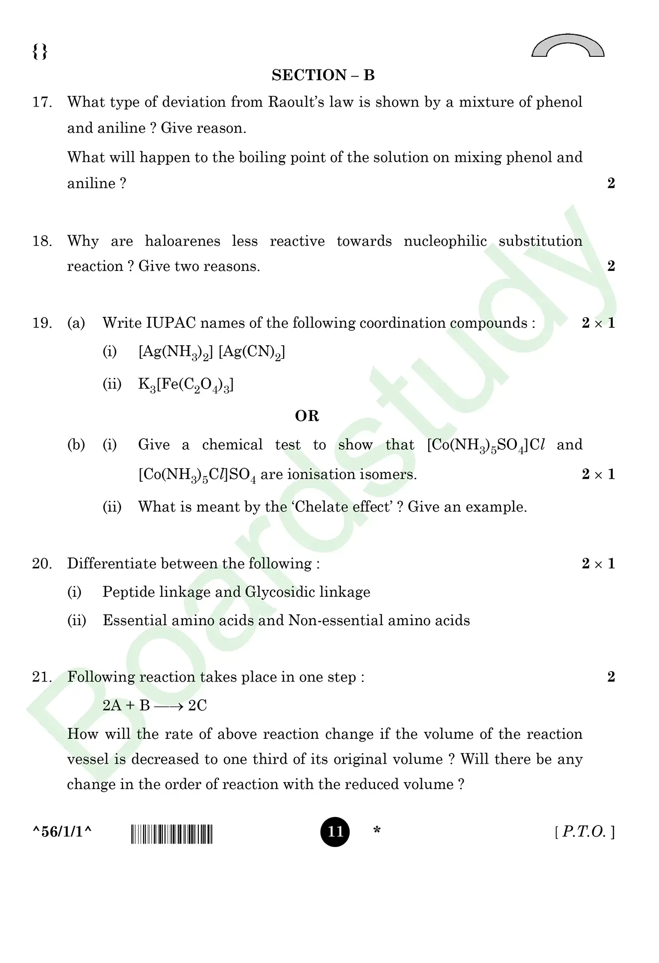 CHemistry PYQ 2026 . page 0011