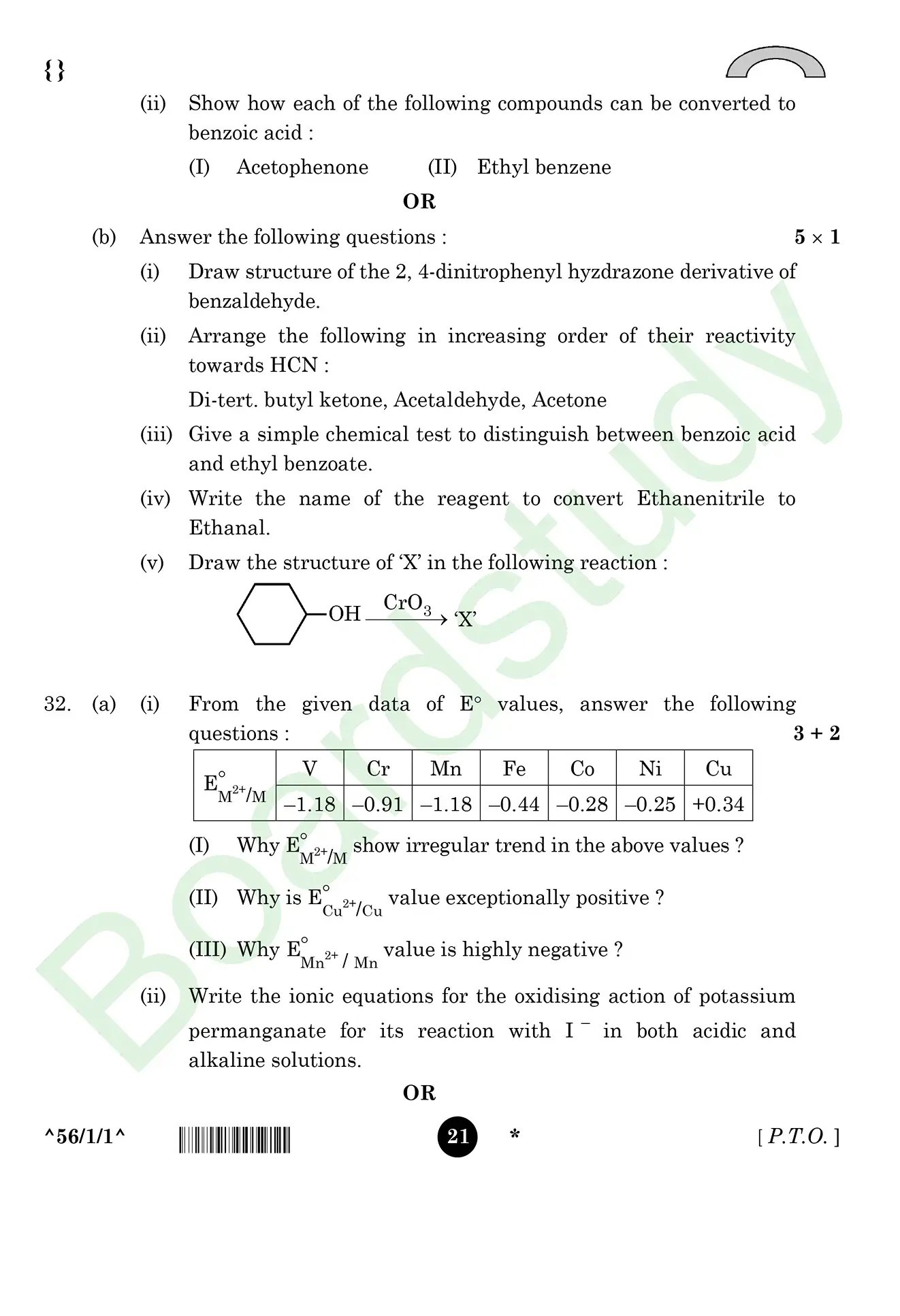 CHemistry PYQ 2026 . page 0021