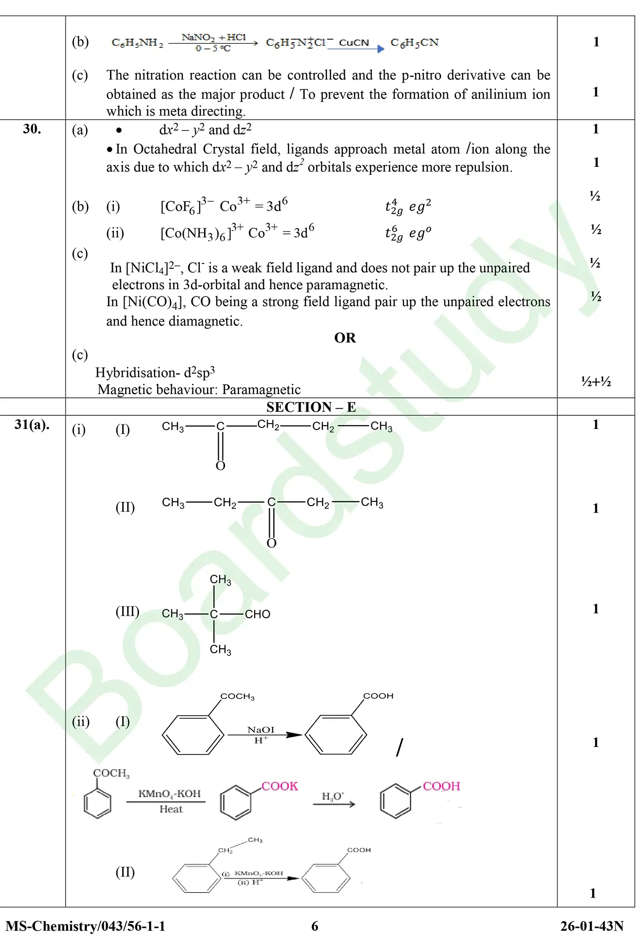 CHemistry PYQ 2026 . page 0030