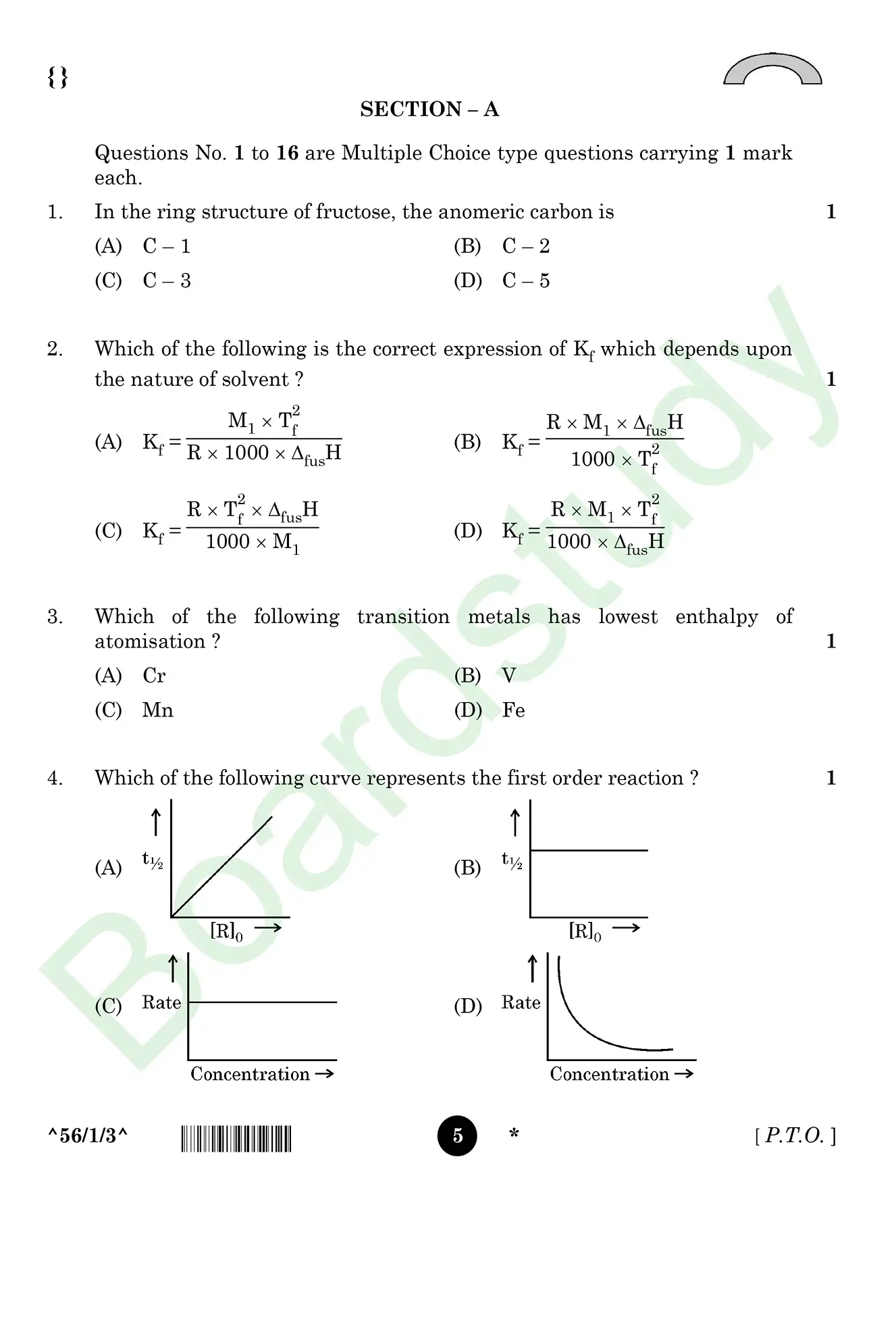 CHemistry PYQ 2026 2 1 . page 0005