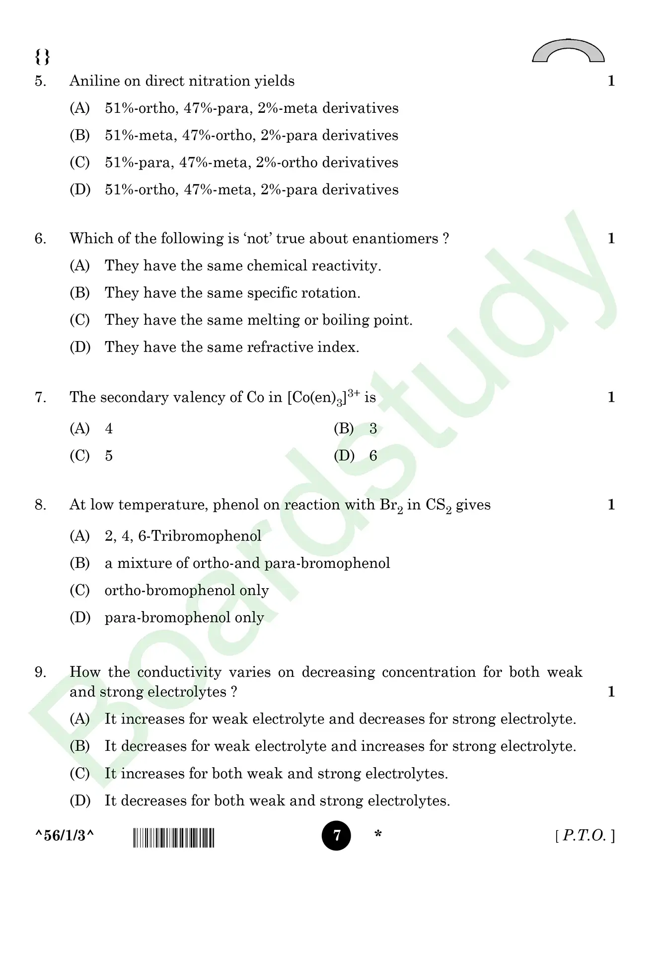 CHemistry PYQ 2026 2 1 . page 0007