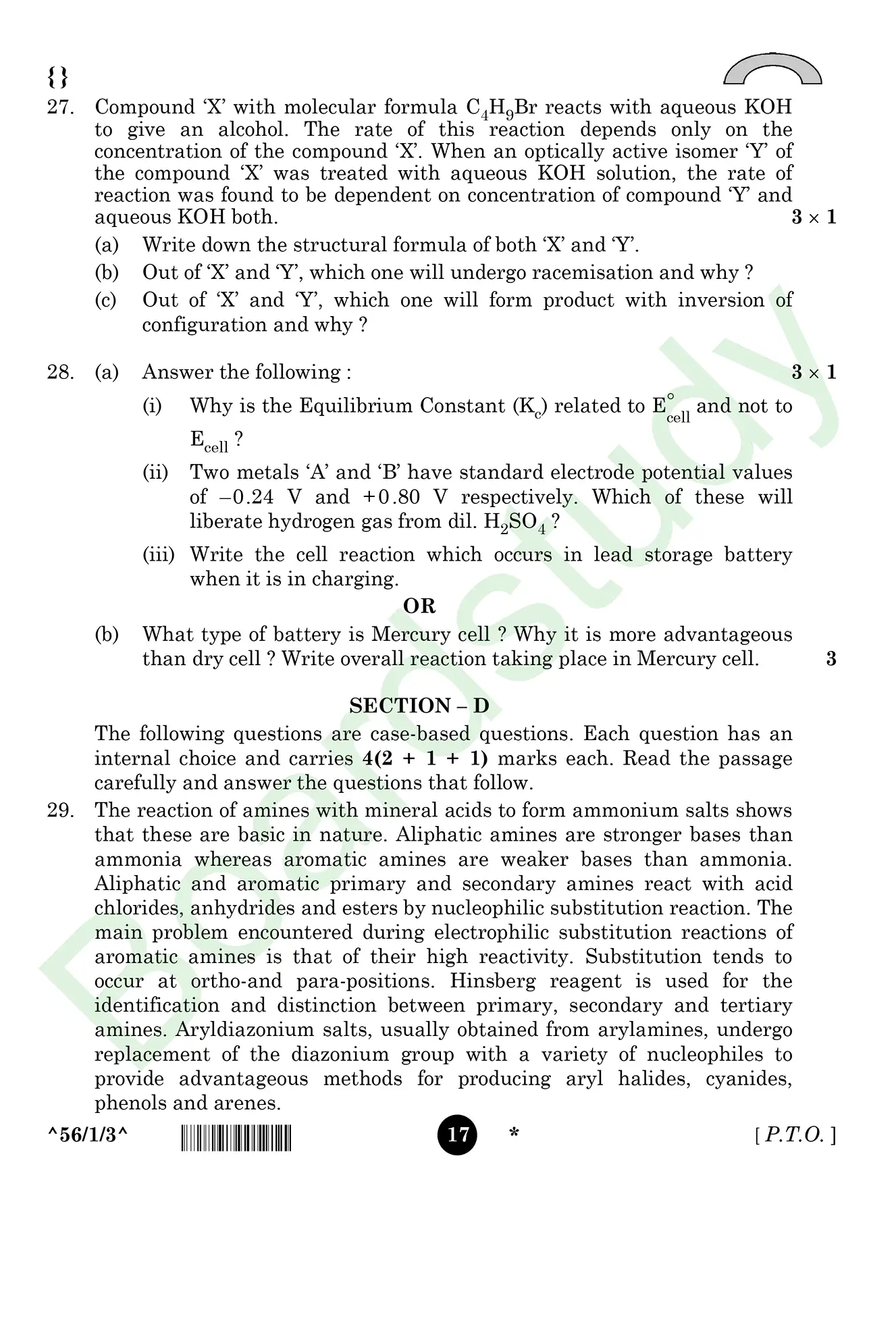 CHemistry PYQ 2026 2 1 . page 0017