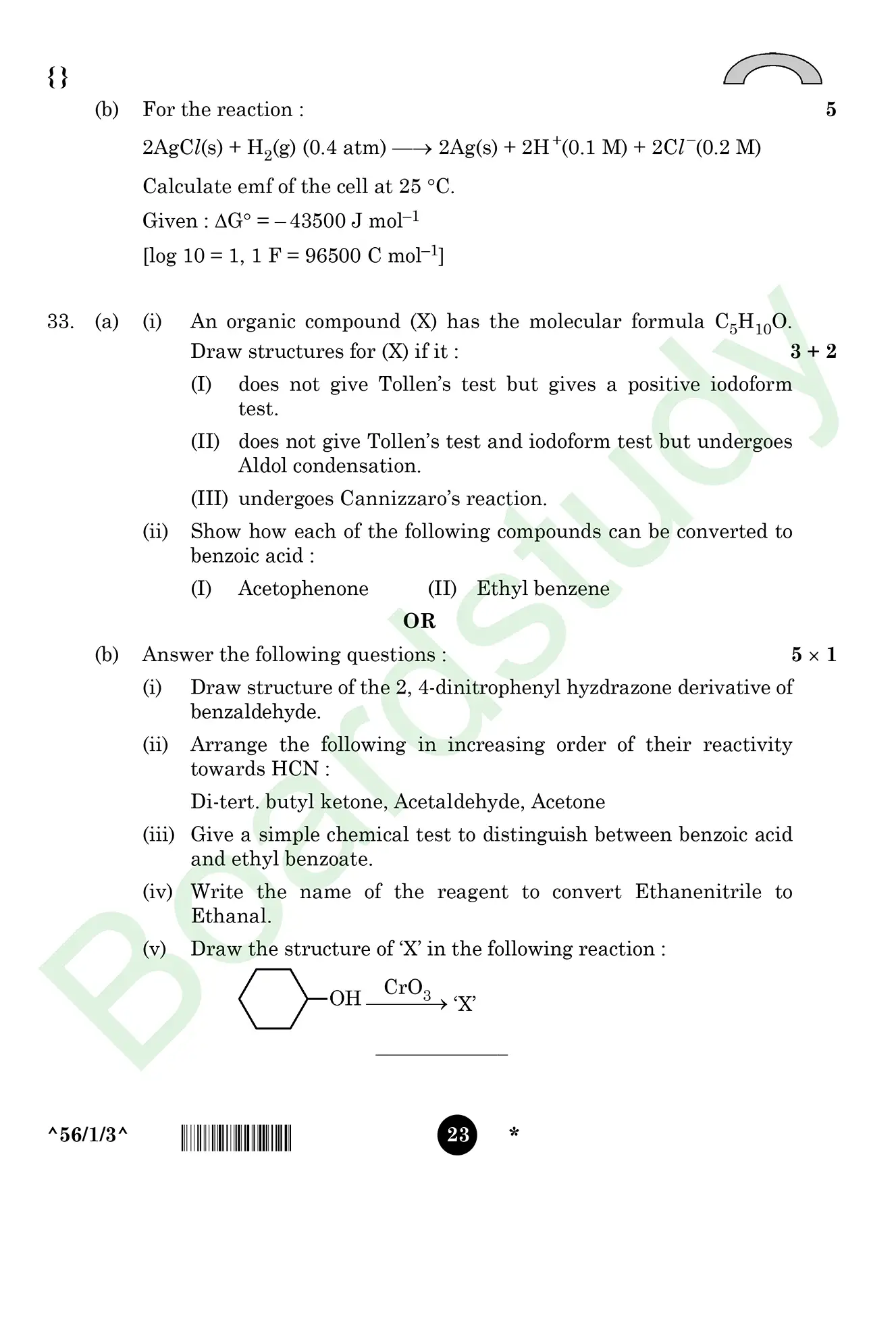 CHemistry PYQ 2026 2 1 . page 0023
