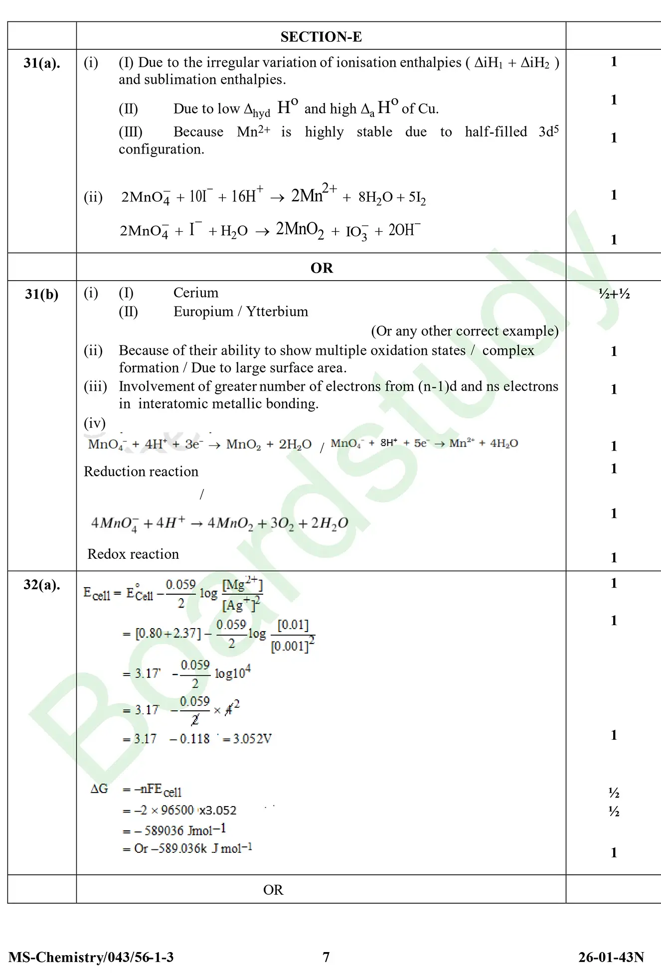 CHemistry PYQ 2026 2 1 . page 0031