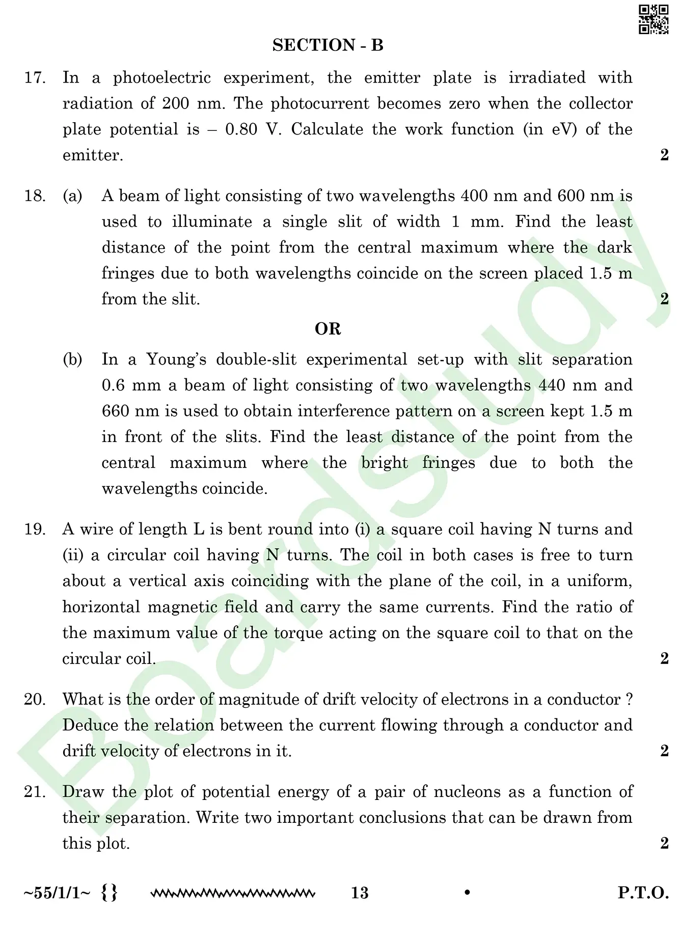 Physics PYQ 2026. page 0013