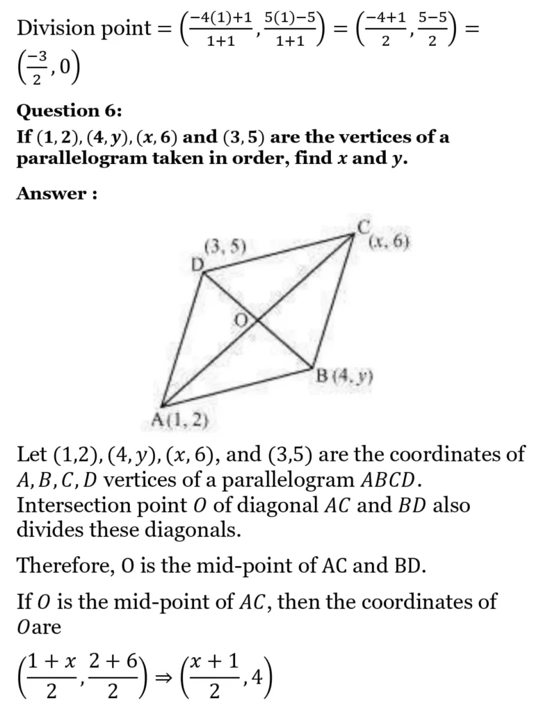 class 10th maths Coordinate Geometrychapter 7 solution17