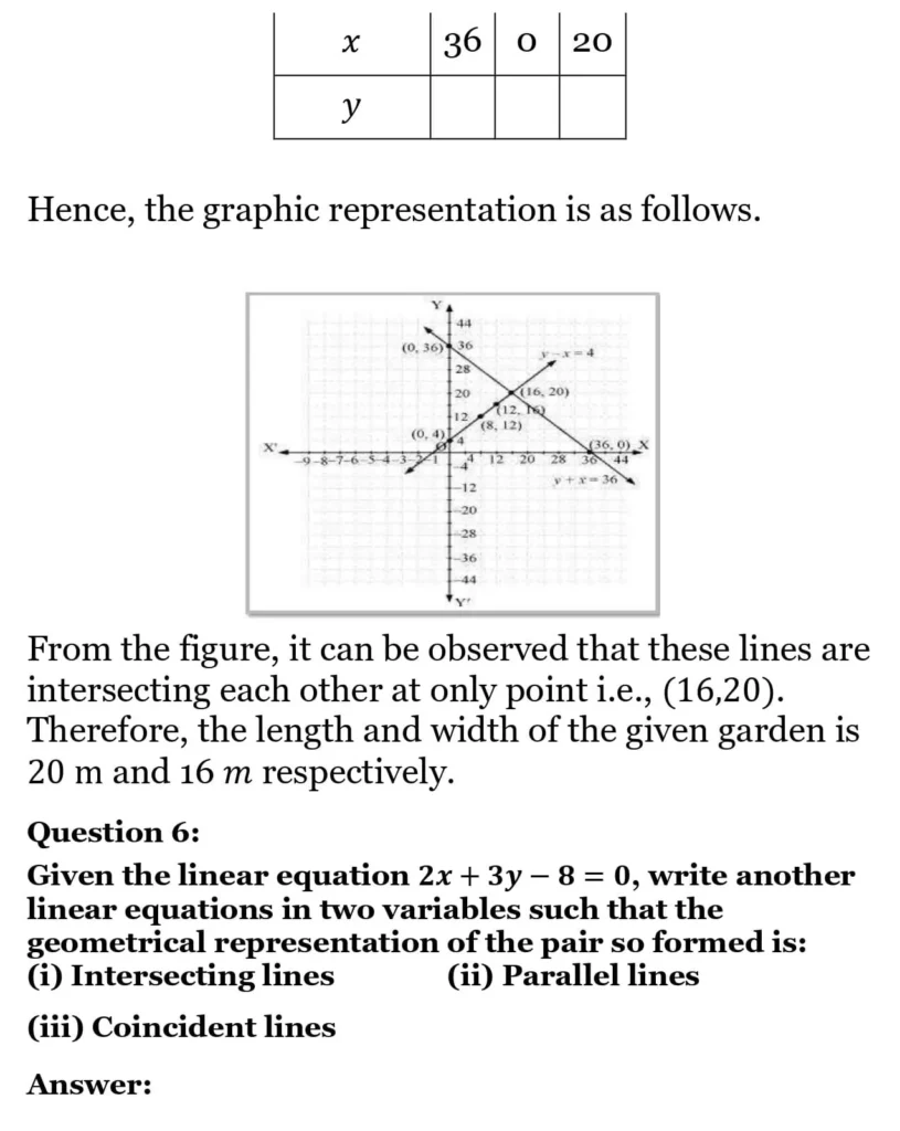 class 10th maths Pair of Linear Equations in Two Variables chapter 2 solution15