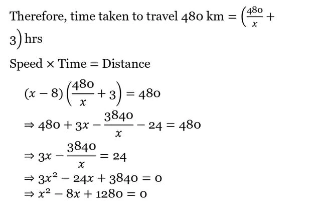 class 10th maths Quadratic Equations chapter 4 solution5