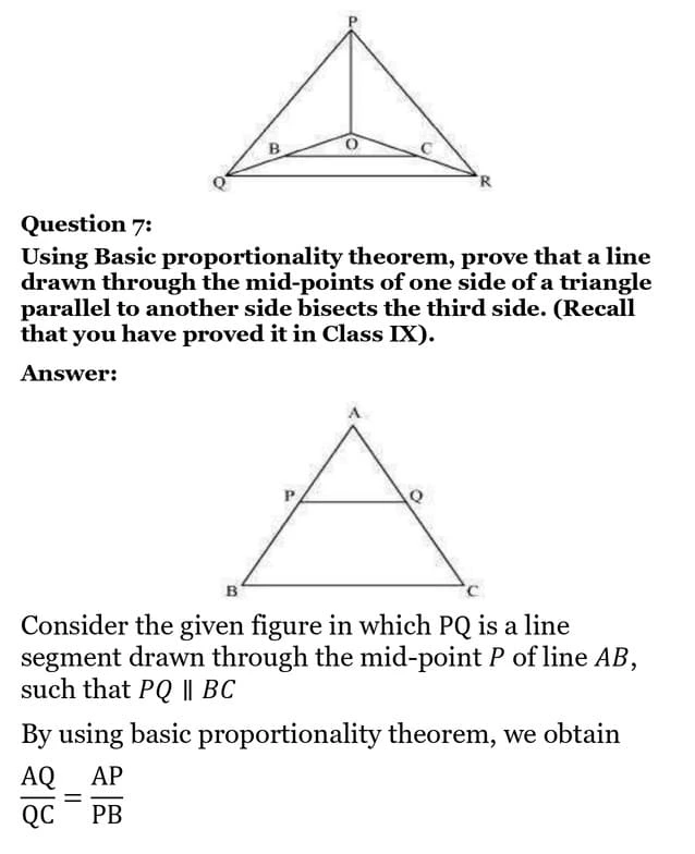 class 10th maths Triangles chapter 6 solution15