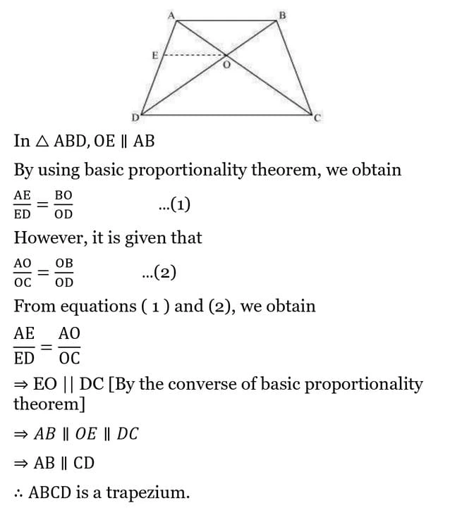 class 10th maths Triangles chapter 6 solution19