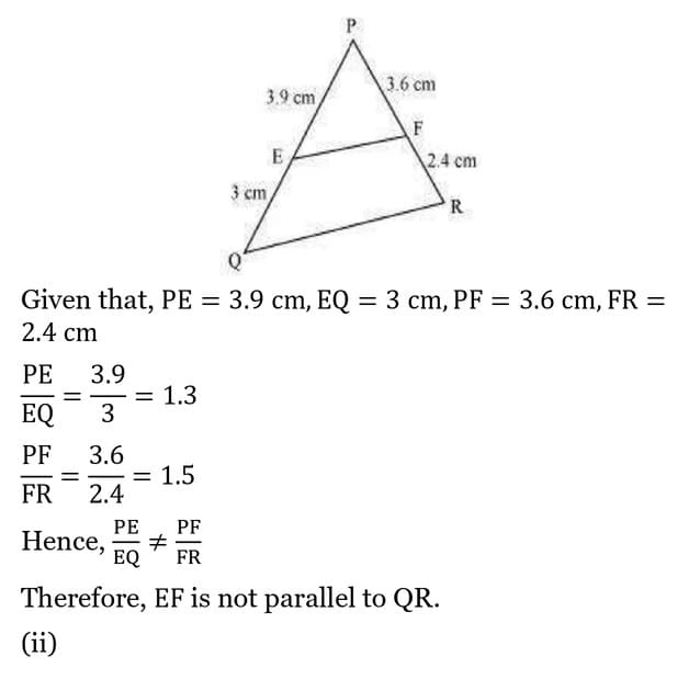 class 10th maths Triangles chapter 6 solution7