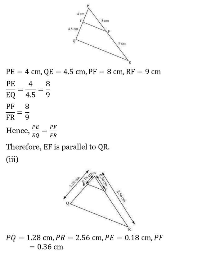 class 10th maths Triangles chapter 6 solution8