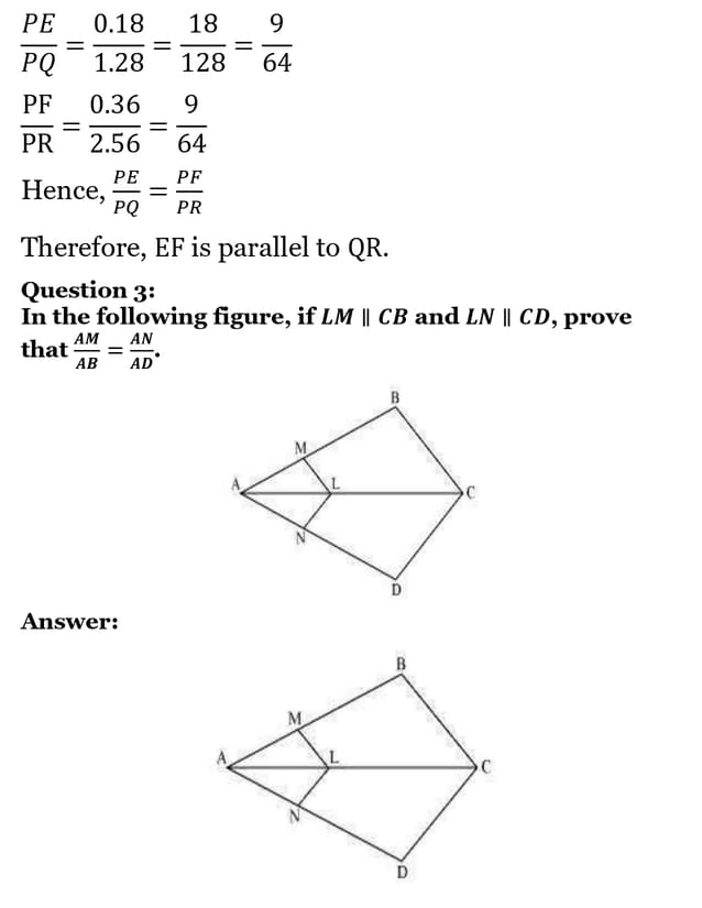 class 10th maths Triangles chapter 6 solution9