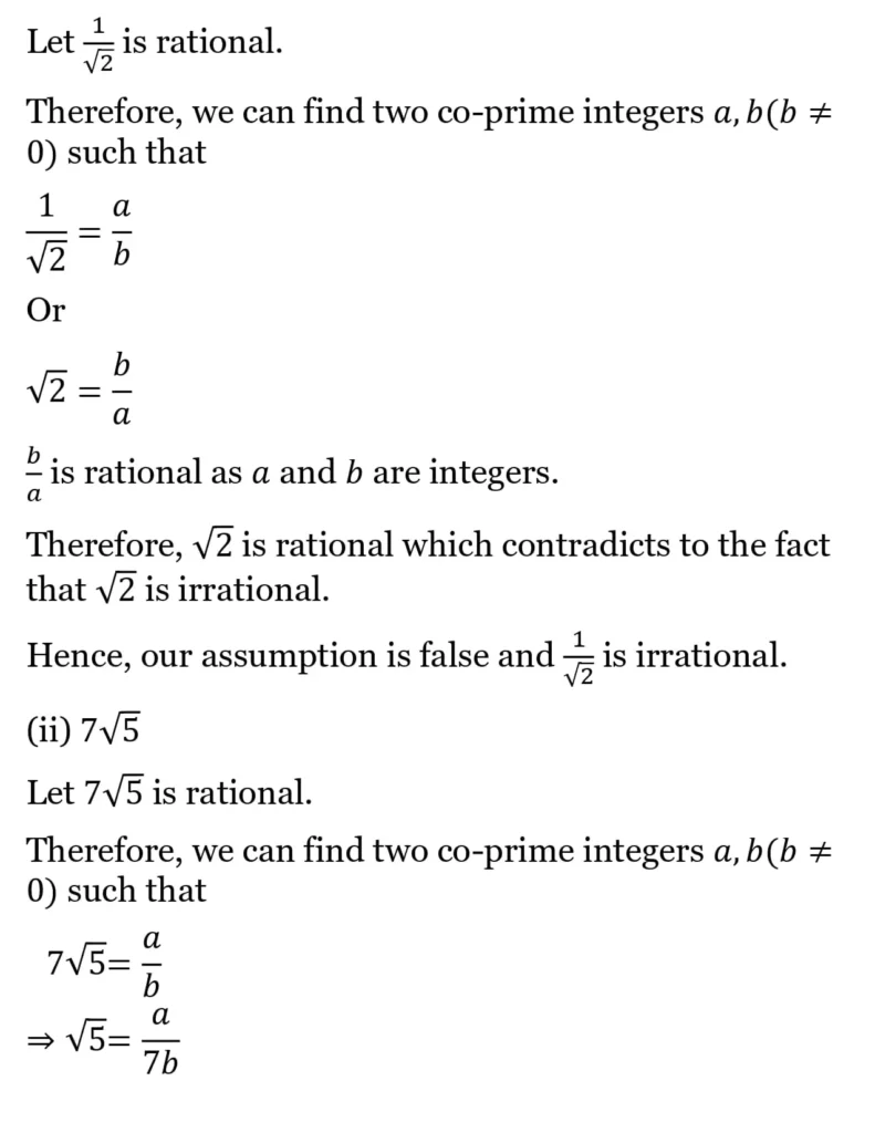 class 10th maths real Number chapter 1 solution10