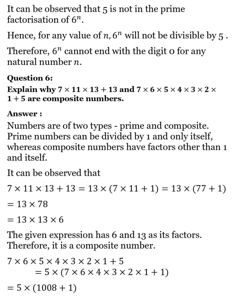 class 10th maths real Number chapter 1 solution5