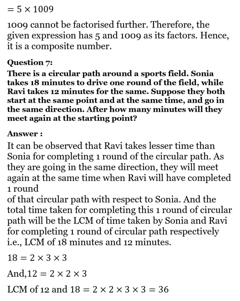 class 10th maths real Number chapter 1 solution6