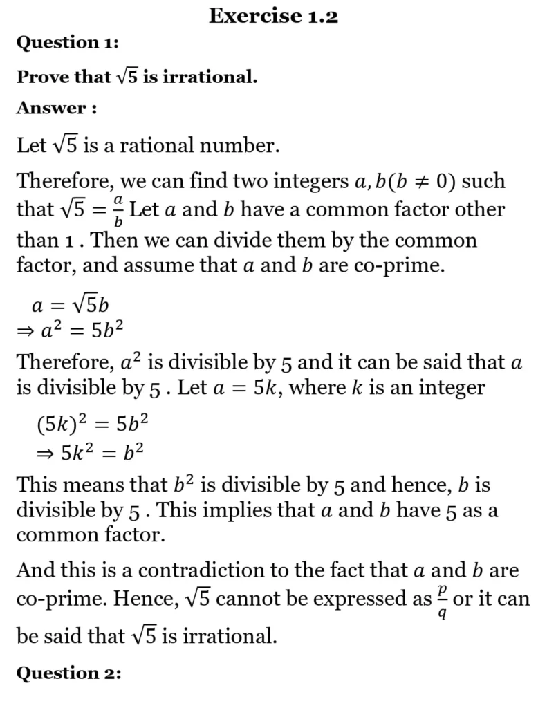 class 10th maths real Number chapter 1 solution8