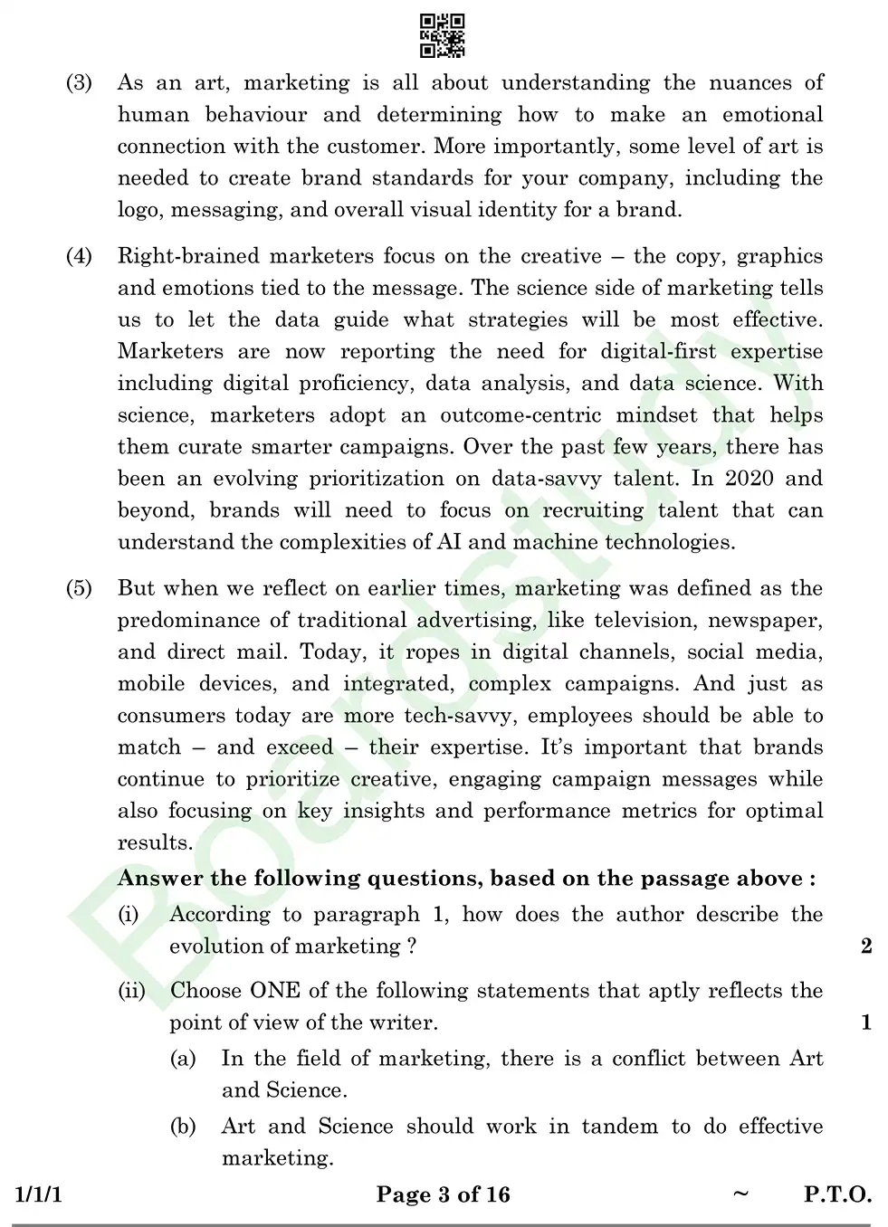 English PYQ 2025. . page 0003