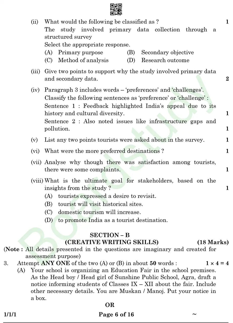 English PYQ 2025. . page 0006
