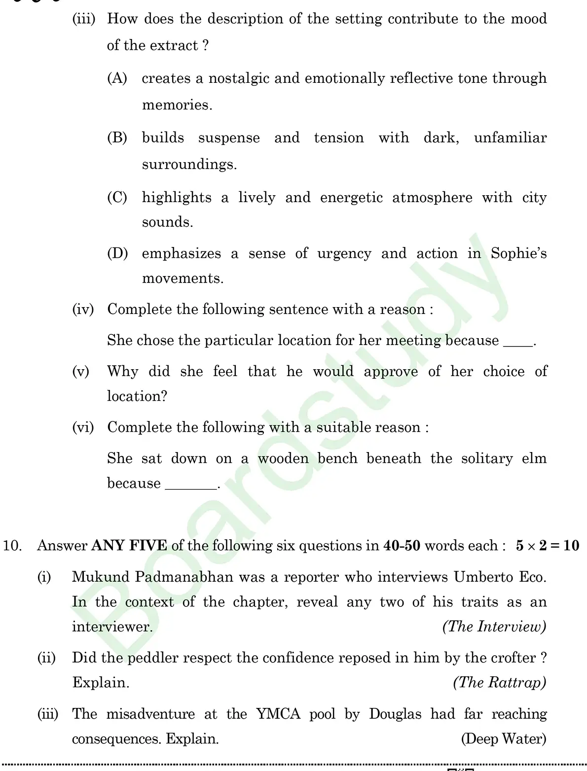 English PYQ 2026 2. page 0021