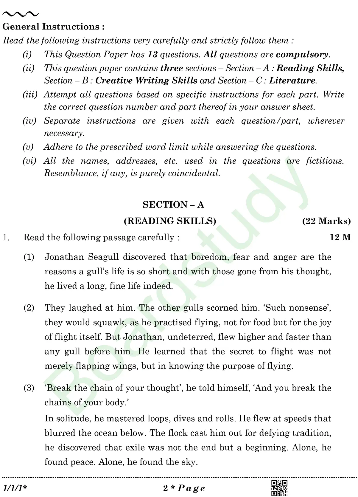 English PYQ 2026. . page 0002
