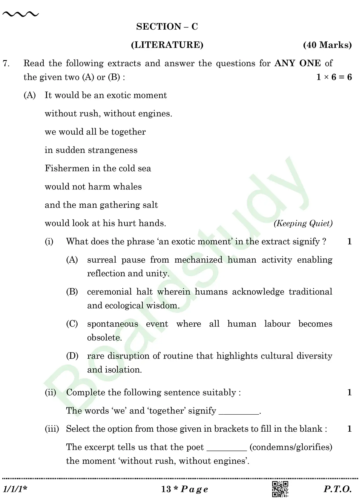 English PYQ 2026. . page 0013