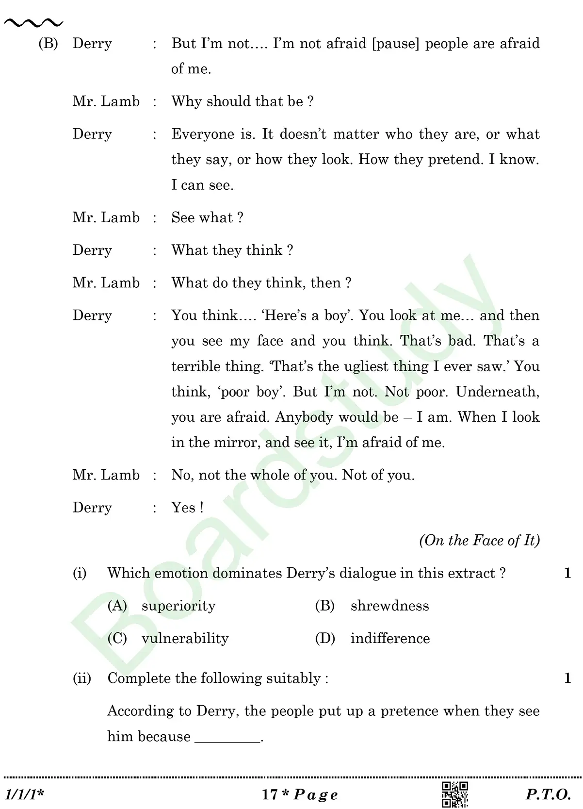 English PYQ 2026. . page 0017