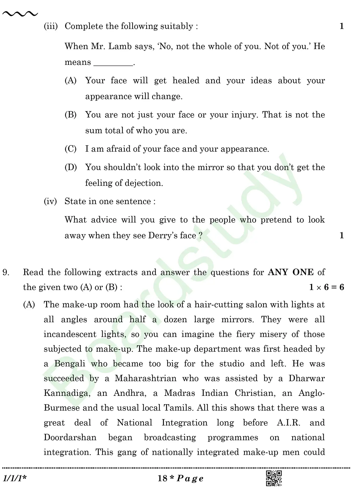 English PYQ 2026. . page 0018
