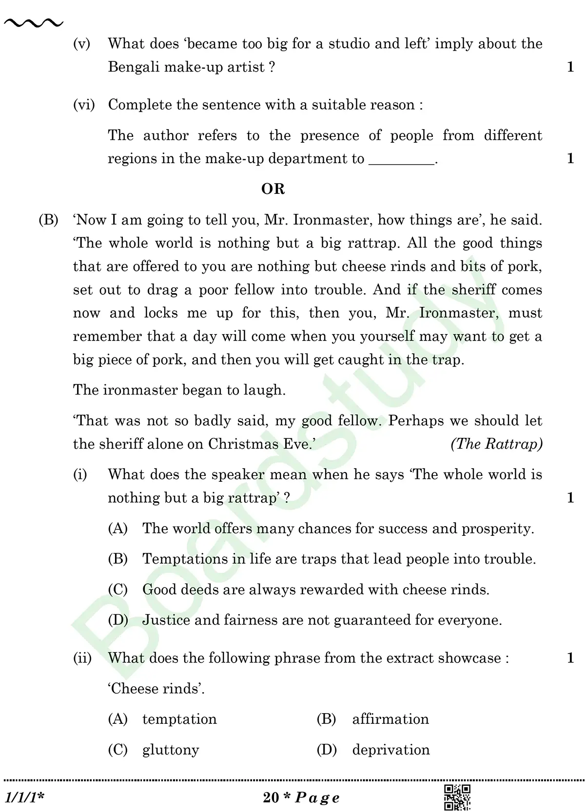 English PYQ 2026. . page 0020
