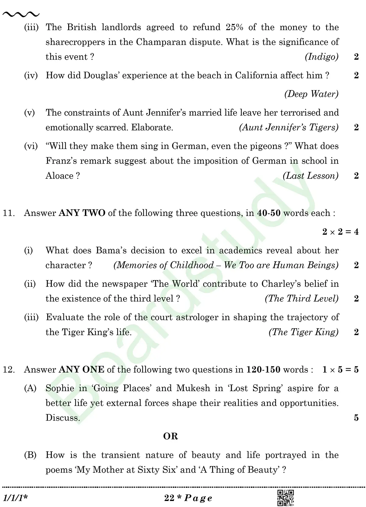 English PYQ 2026. . page 0022